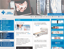 Tablet Screenshot of clinicalaantigua.es